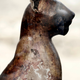 One of many wooden cat statues found in the tomb.